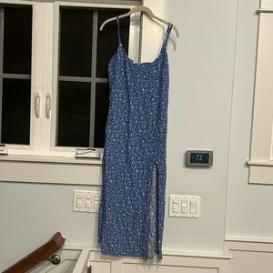 Reformation size 8 blue midi dress cremini dress eve